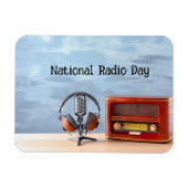 Nationaler Radiotag Magnet (Horizontal)