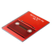 Nationaler Radiotag Notizblock (Linke Seite)