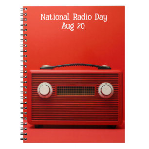 Nationaler Radiotag Notizblock