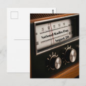 Nationaler Radiotag Postkarte (Vorne/Hinten)