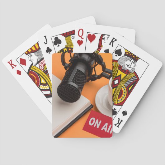 Nationaler Radiotag Spielkarten (Rückseite)