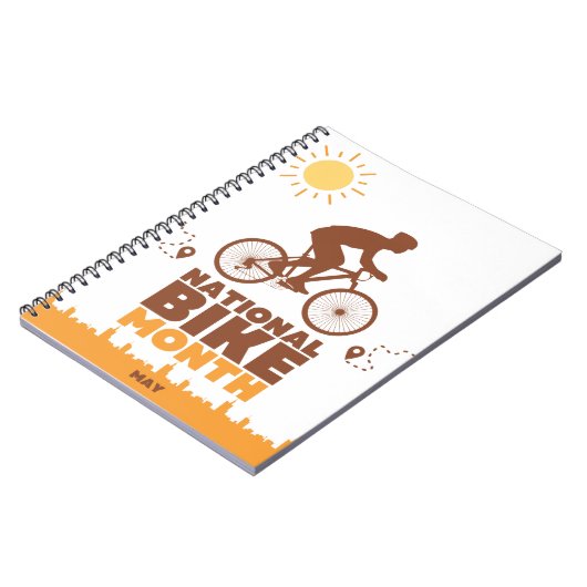 Nationaler Radmonat Notizblock (Linke Seite)