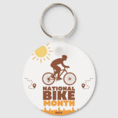 Nationaler Radmonat Schlüsselanhänger (Rückseite)