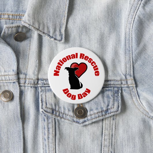 Nationaler Rettungstag Button (Beispiel)