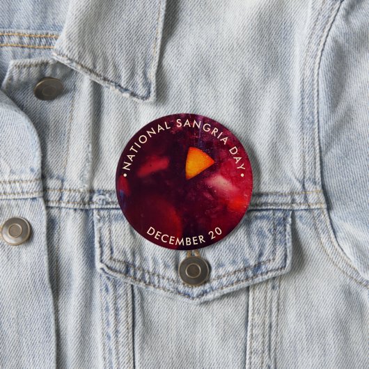 Nationaler Sangria-Tag Button (Beispiel)