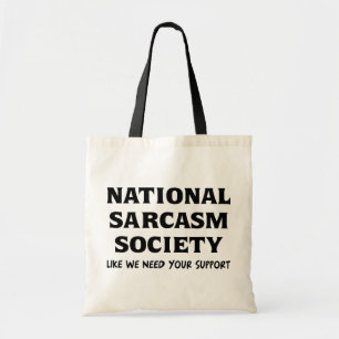 Nationaler Sarkasmus Tragetasche