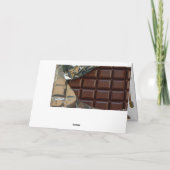 Nationaler Schokolade-Tag, 9. Februar Karte (Rückseite)