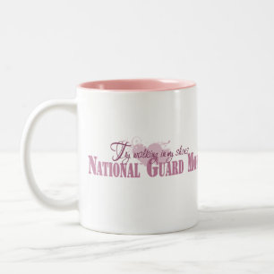 Nationaler Schutz-Mama, Versuch gehend in meine Zweifarbige Tasse