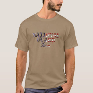 Nationaler Schutz-Vater-amerikanische Flagge T-Shirt