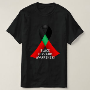 Nationaler Schwarzer HIV/Aids-Aufklärungstag T-Shirt