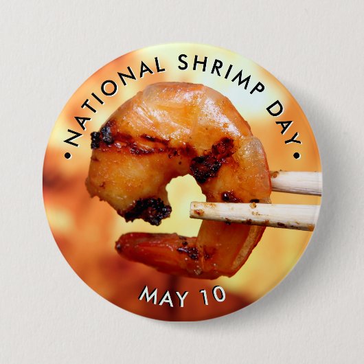 Nationaler Shrimp-Tag Button (Vorderseite)