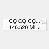 Nationaler Simplexfrequenz-Autoaufkleber Autoaufkleber (Vorne)