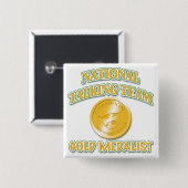 Nationaler sprechenteam-Goldmedaillengewinner Button (Vorne & Hinten)