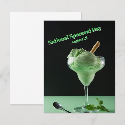 Nationaler Spumoni-Tag (Vorne/Hinten)