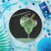 Nationaler Spumoni-Tag Pappteller (Party)
