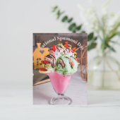 Nationaler Spumoni-Tag Postkarte (Stehend Vorderseite)