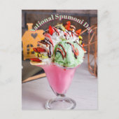 Nationaler Spumoni-Tag Postkarte (Vorderseite)