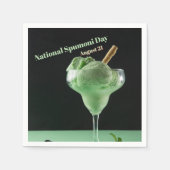 Nationaler Spumoni-Tag Serviette (Vorderseite)