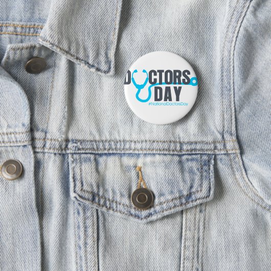 Nationaler Tag der Ärzte Button (Beispiel)