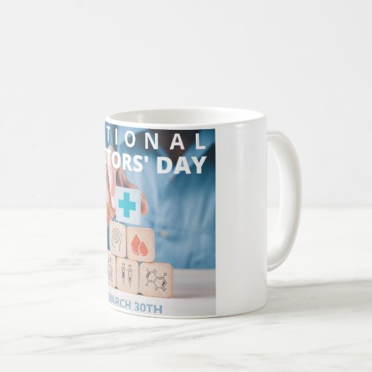 Nationaler Tag der Ärzte Kaffeetasse (VorderseiteRechts)