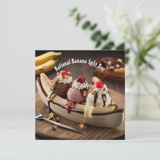 Nationaler Tag der Bananensplit (Stehend Vorderseite)
