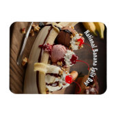 Nationaler Tag der Bananensplit Magnet (Horizontal)