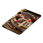 Nationaler Tag der Bananensplit Magnet (Linke Seite)