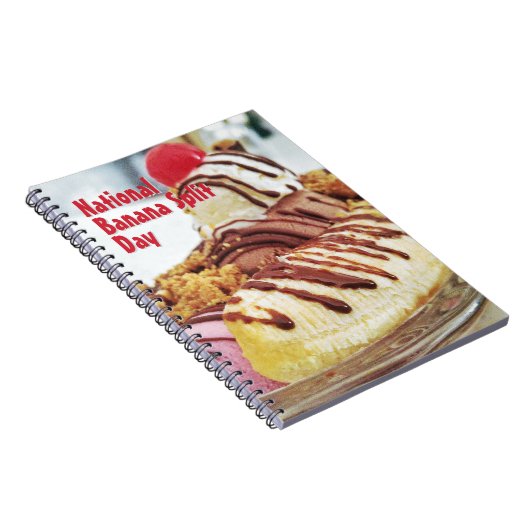 Nationaler Tag der Bananensplit Notizblock (Rechte Seite)