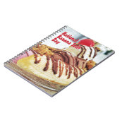 Nationaler Tag der Bananensplit Notizblock (Linke Seite)