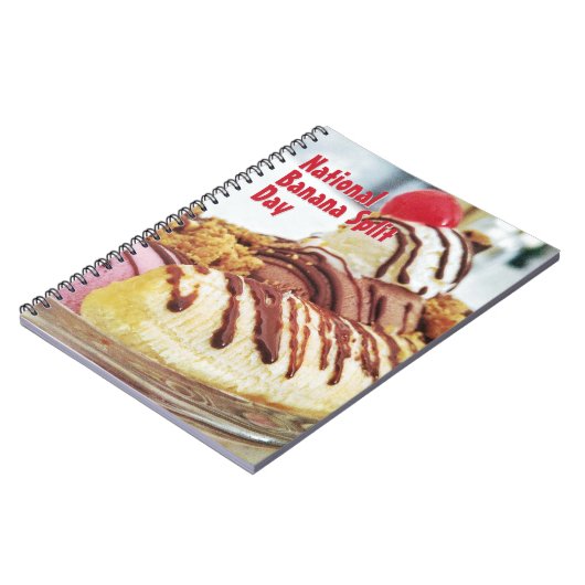 Nationaler Tag der Bananensplit Notizblock (Linke Seite)
