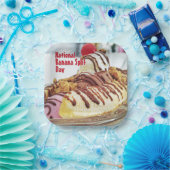 Nationaler Tag der Bananensplit Pappteller (Party)