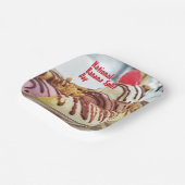 Nationaler Tag der Bananensplit Pappteller (Gewinkelt)