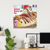 Nationaler Tag der Bananensplit Poster (Heimbüro)