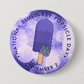 Nationaler Tag der Blaubeere Button (Vorderseite)