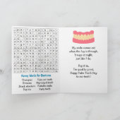 Nationaler Tag der falschen Zähne  | 9. März Karte (Innenseite)