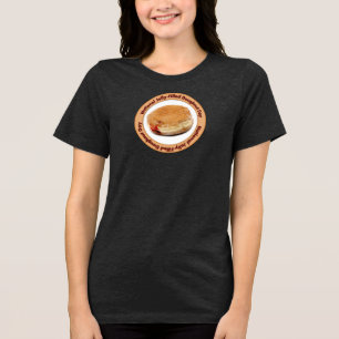 Nationaler Tag der gefüllten Donuts Tri-Blend Shirt