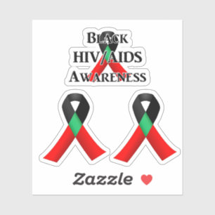 Nationaler Tag der HIV/AIDS-Bewusstseinsbildung de Aufkleber