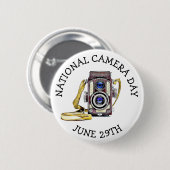 Nationaler Tag der Kamera | 29. Juni Button (Vorne & Hinten)