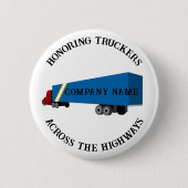 Nationaler Tag der LKW-Fahrer Button (Vorderseite)