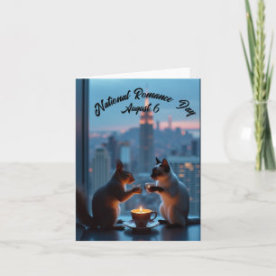 Nationaler Tag der Romantik Karte