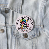 Nationaler Tag der Süßigkeiten Button (Beispiel)