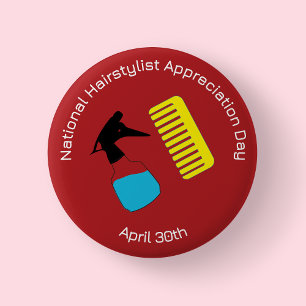 Nationaler Tag der Wertschätzung für Friseure Abze Button