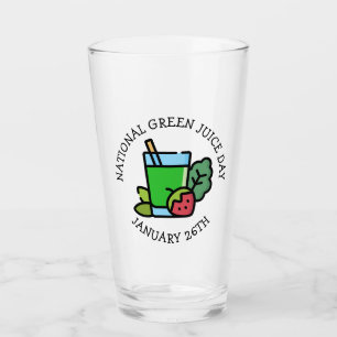 Nationaler Tag des grünen Juzes - 26. Januar Glas