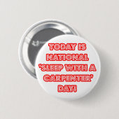 Nationaler Tag "Schlafen mit Zimmermann" Button (Vorne & Hinten)