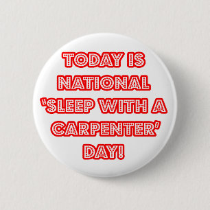 Nationaler Tag "Schlafen mit Zimmermann" Button