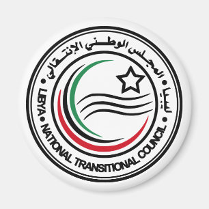 Nationaler Übergangsrat von Libyen-Siegel Magnet