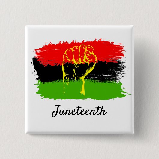 Nationaler Unabhängigkeitstag der Junitag Button (Vorderseite)