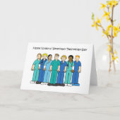 Nationaler Veterinärtechniktag 28. September Karte (Gelbe Blume)