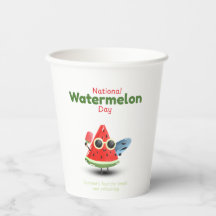 Nationaler Wassermelonentag Süße Sommer Kunst
