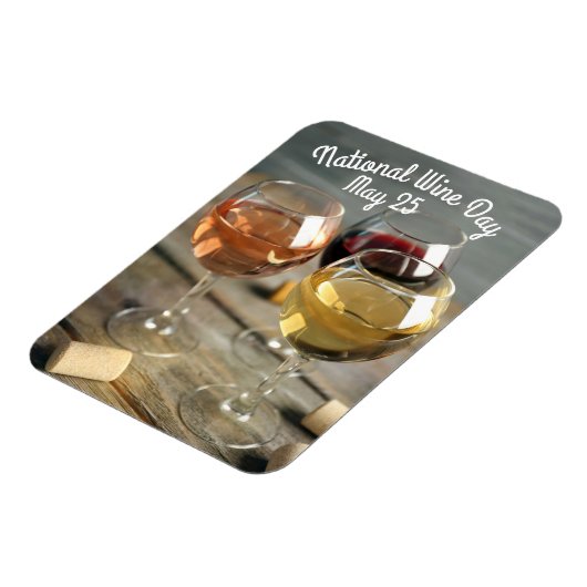 Nationaler Weintag Magnet (Linke Seite)